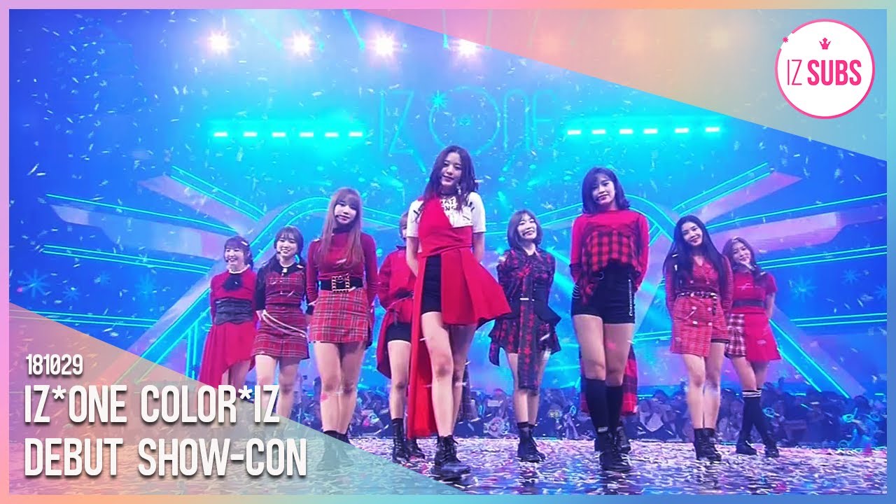 ENG SUB] 181029 IZ*ONE SHOW-CON | 'COLOR*IZ' – IZ*SUBS